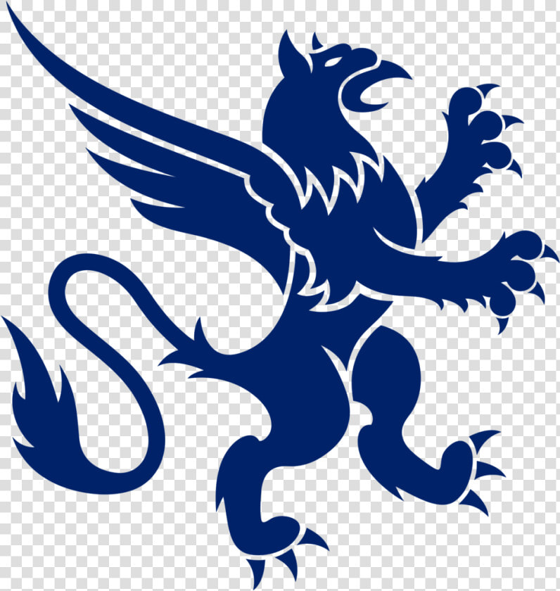 Shadow Gryphon Right Darkblue   Griffin Vector Free  HD Png DownloadTransparent PNG